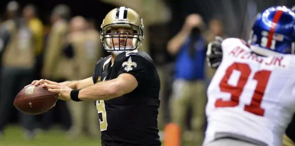Drew Brees y sus Santos se imponen ante los Gigantes de Nueva York Drew Brees y sus Santos se imponen ante los Gigantes de Nueva York