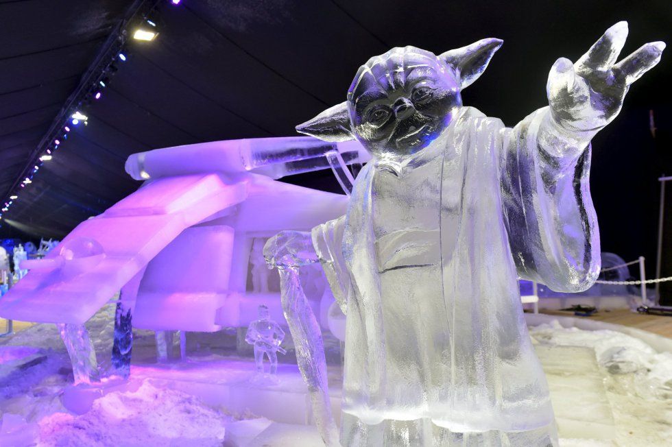 Representan en hielo a personajes de Star Wars - star-wars-hielo-1