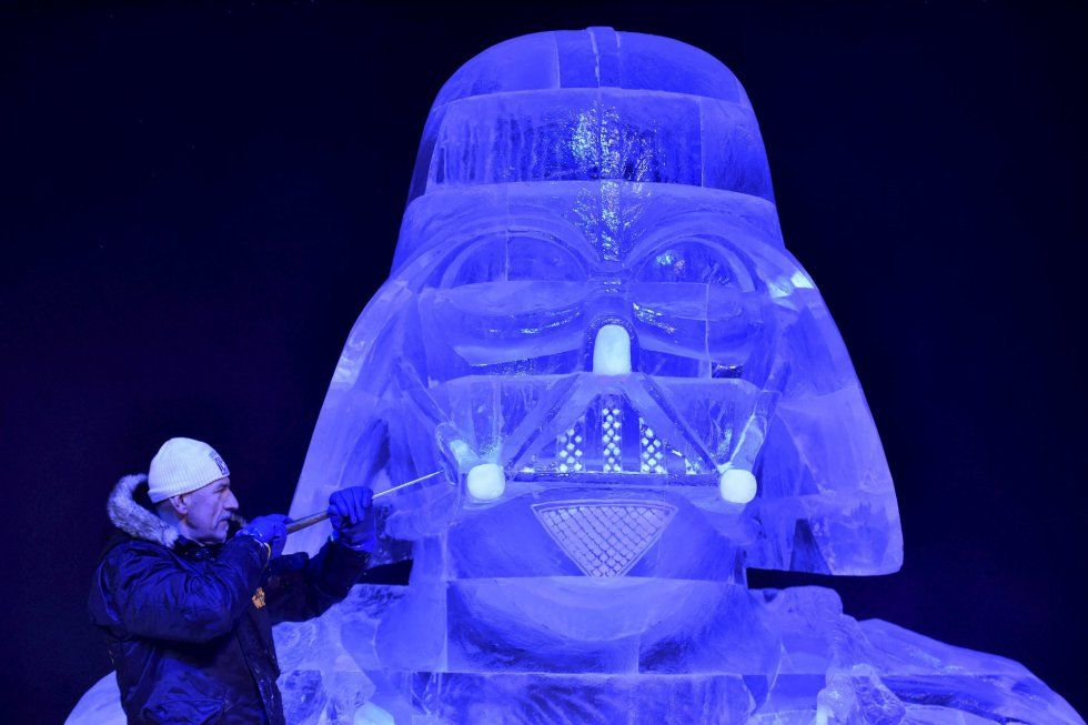 Representan en hielo a personajes de Star Wars - star-wars-hielo-12