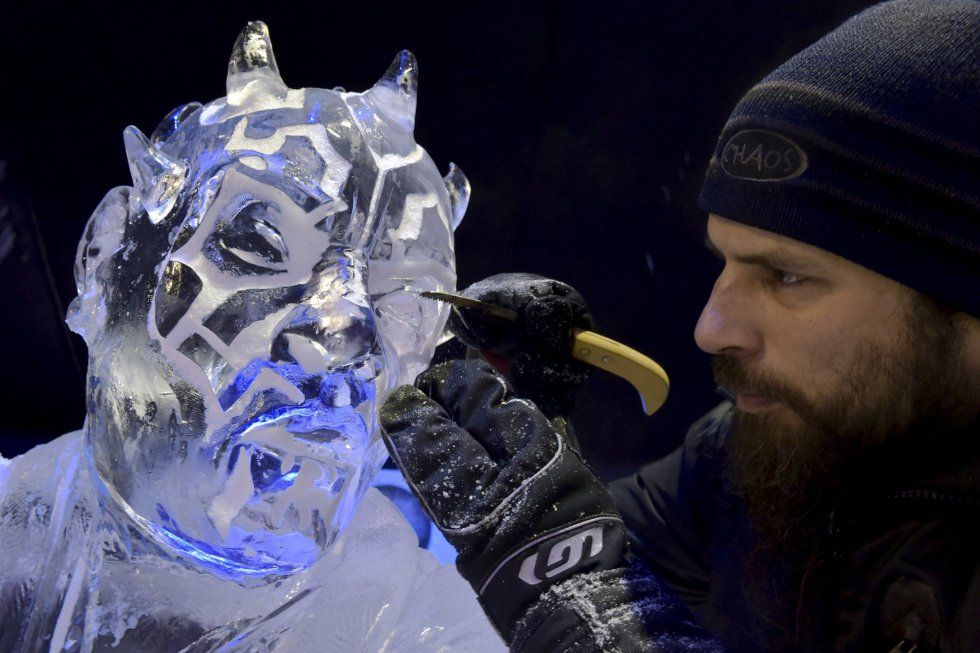 Representan en hielo a personajes de Star Wars - star-wars-hielo-4