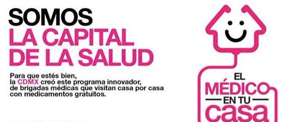 GDF enviará “El Médico en Tu Casa” a Sinaloa y Chihuahua