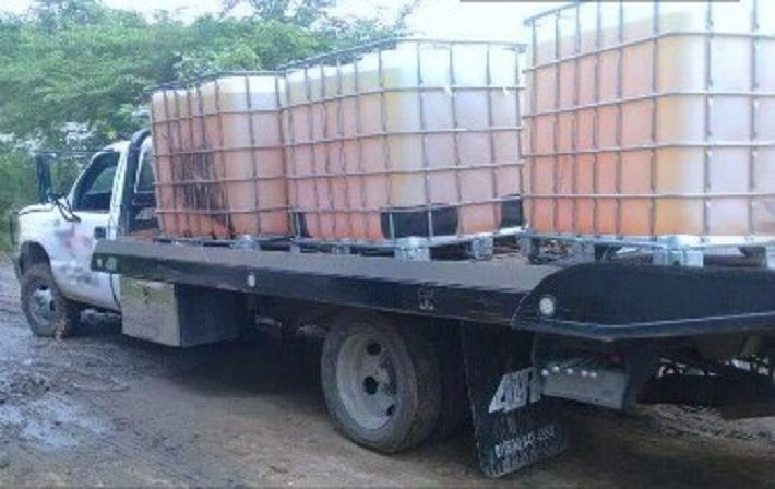Aseguran agentes federales 10 mil litros de hidrocarburo en Tamaulipas