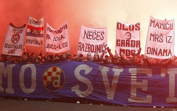 Detienen a aficionados del Dinamo de Zagreb en Grecia