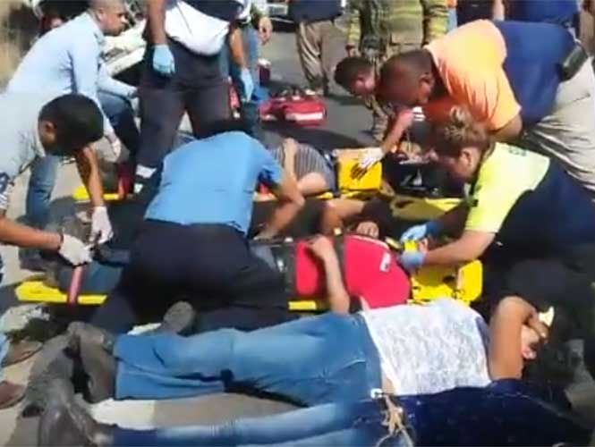 Choque de camión en Guanajuato dejá más de 20 heridos