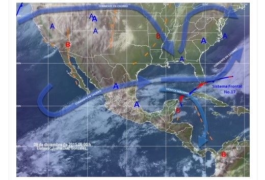 Continuarán las lluvias y frío en el país - 82