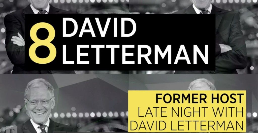 Las 10 personalidades mejor pagadas de la televisión - 8_David-Letterman-1024x529