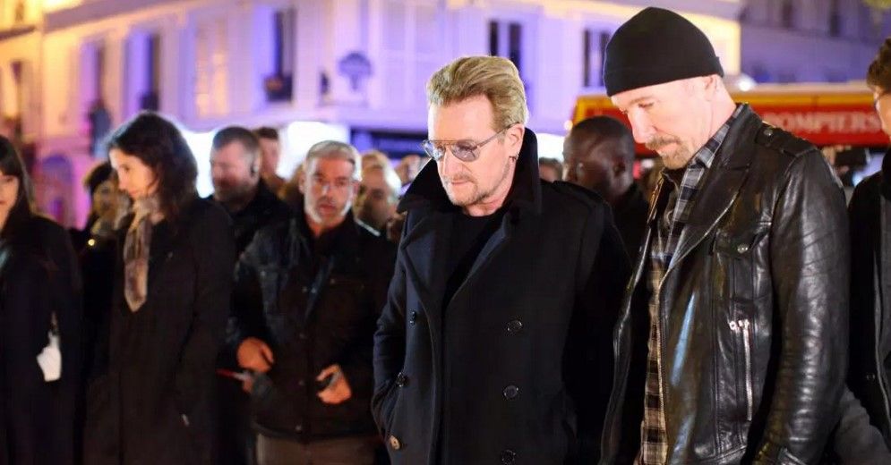 Eagles of Death Metal cantan con U2 en París