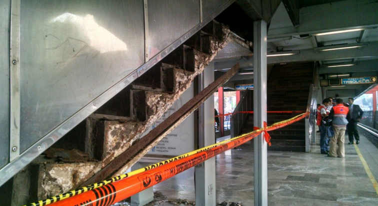 STC Metro informa sobre más estructuras dañadas