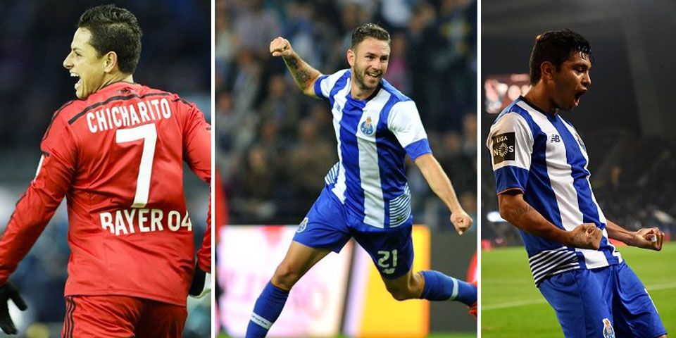 Anotan Chicharito, Layún y Corona