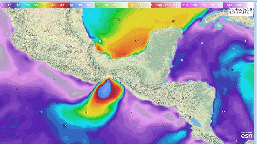 Prevén lluvias intensas en el sureste mexicano: Conagua
