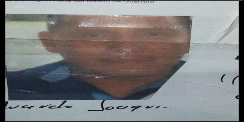 Difunden foto del presunto autor material de la desaparición de los normalistas