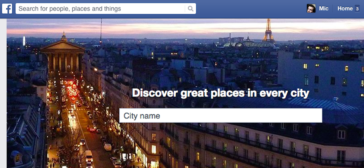 Los lugares más populares en Facebook en 2015