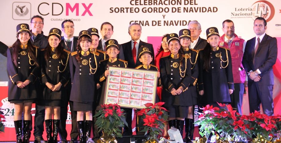 Lotería Nacional realizó con éxito Sorteo Magno en el Zócalo Capitalino