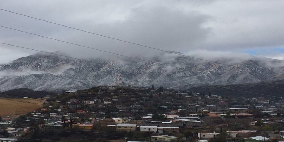 Fuertes nevadas en Sonora