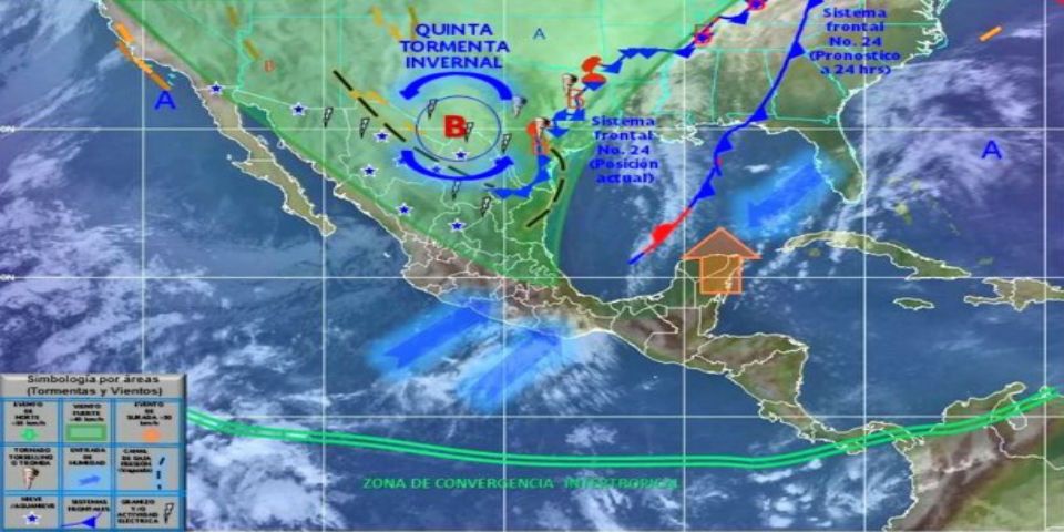 Frente frío 25 provoca bajas temperaturas en varias zonas del país