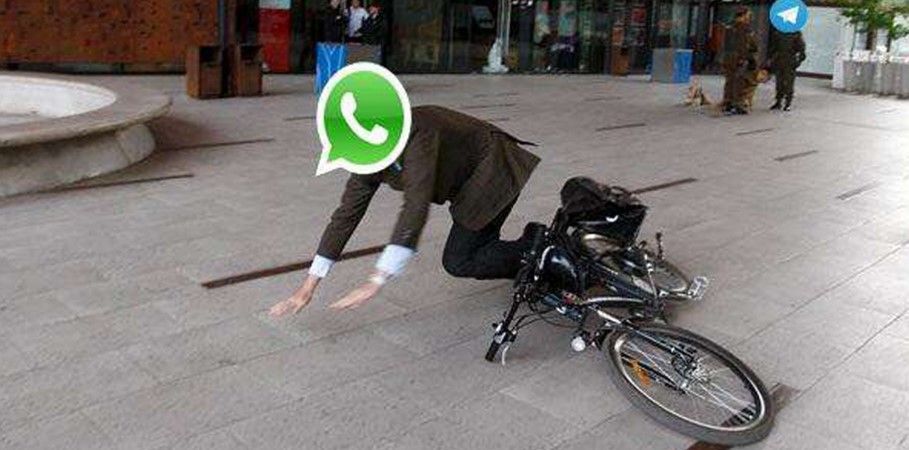 Usuarios registran caída de WhatsApp