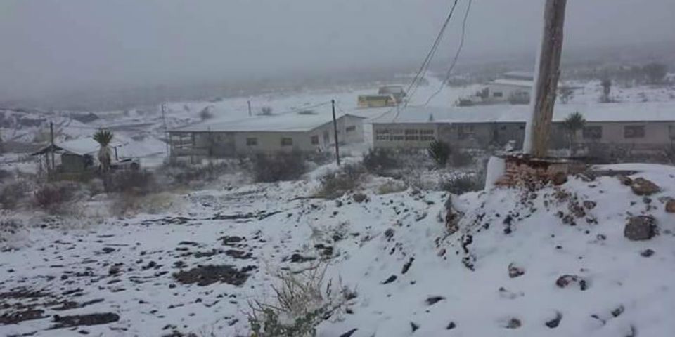 Llega primer nevada a Coahuila