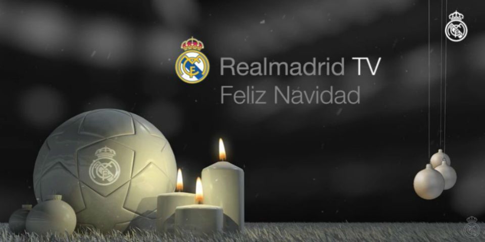 Real Madrid desea una ¿feliz Navidad?