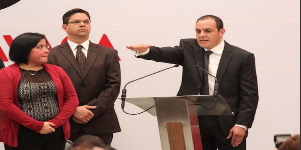 Cuauhtémoc Blanco rinde protesta como presidente municipal de Cuernavaca