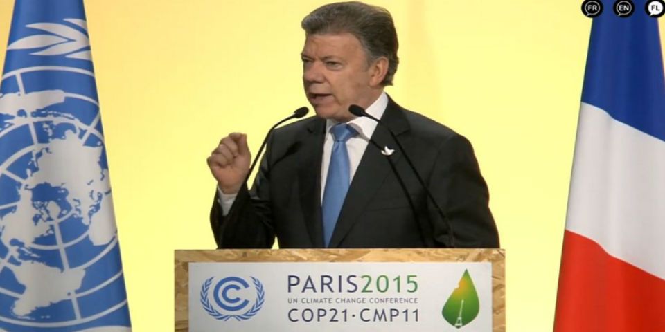 Acuerdo climático es justo y duradero: Colombia