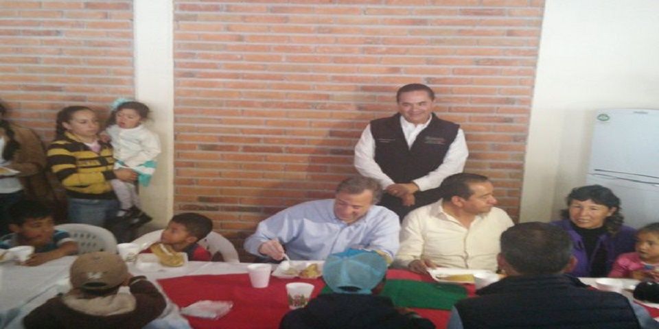Comedores comunitarios, reflejo de la Navidad: Meade