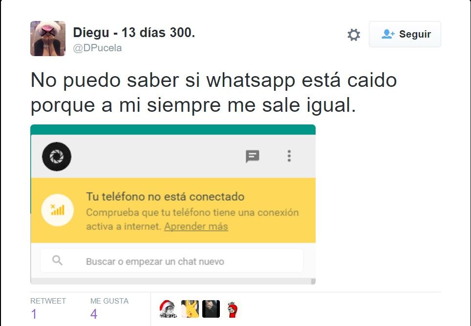 Usuarios registran caída de WhatsApp - Whatsapp6
