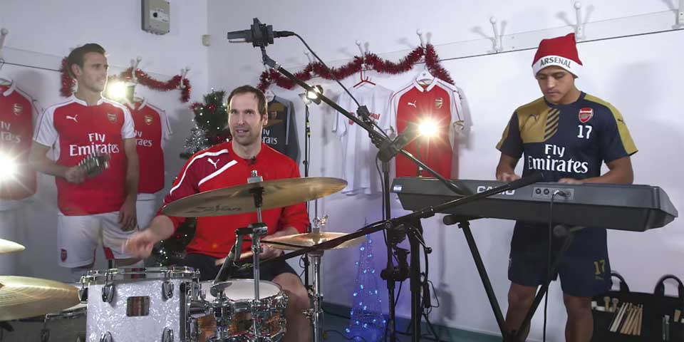 Video: jugadores del Arsenal muestran su lado más musical