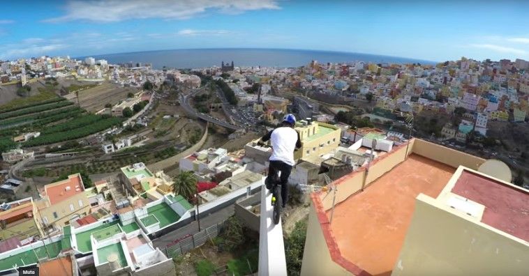 Video: ciclismo extremo en techos de las Islas Canarias