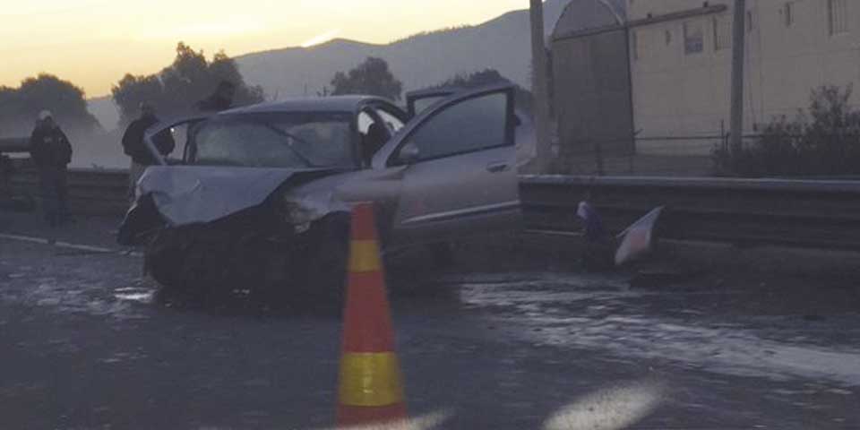 Choque en Circuito Exterior Mexiquense deja dos muertos Choque en Circuito Exterior Mexiquense deja dos muertos