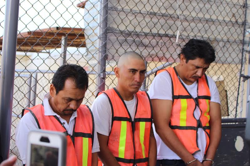 Presentan a los presuntos responsables de decapitados en Coahuila