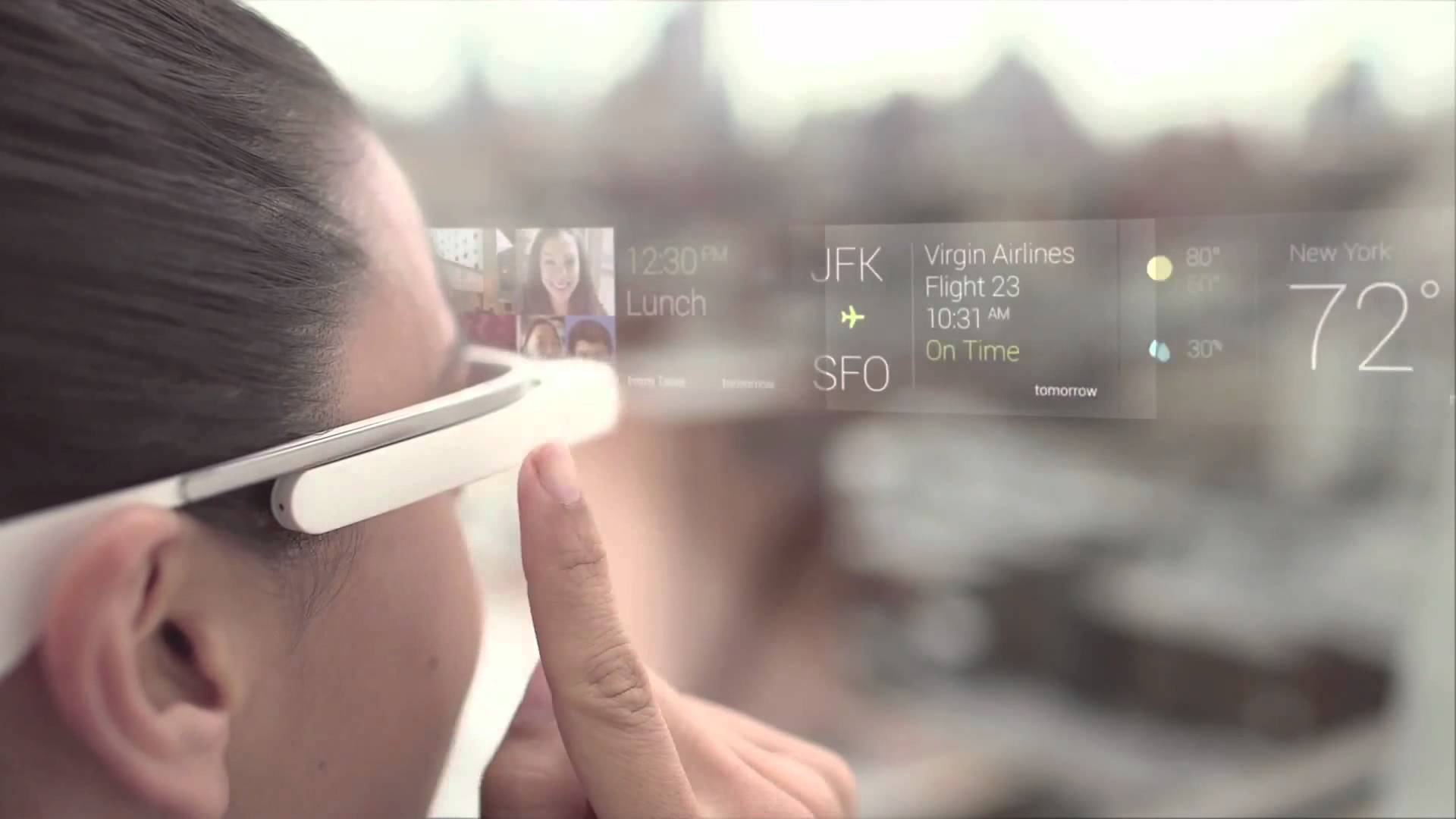 Patentan Google Glass en forma de monóculo