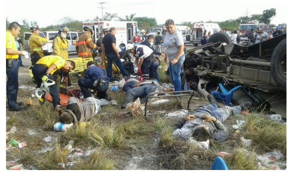 Choque de tren y autobús deja 5 muertos en Sinaloa - mm