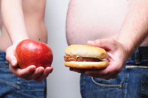 Una manzana diaria previene la obesidad - obesidad-1-300x199