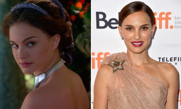 El paso del tiempo en las estrellas de Star Wars - padme-nathalie-portman