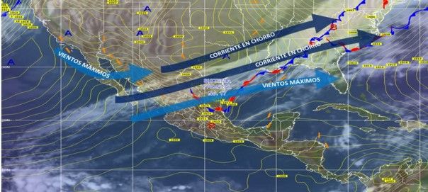 Frente frío 17 favorecerá descenso de temperatura y lluvias