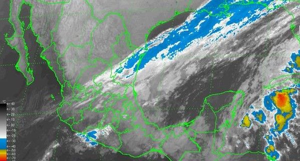 Frente frío número 17 ocasionará lluvias torrenciales