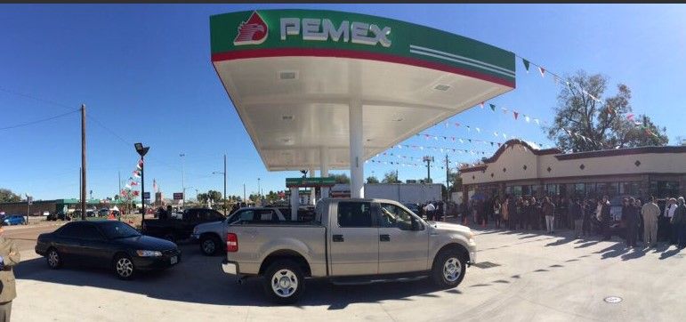 Pemex abre sus primeras gasolineras en Estados Unidos