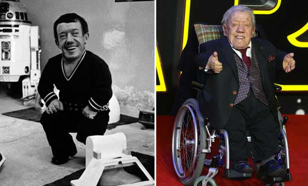 El paso del tiempo en las estrellas de Star Wars - r2d2-Kenny-Baker