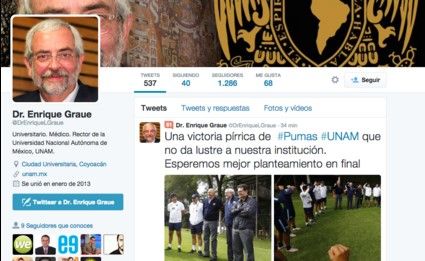 Desmiente rector de la UNAM que tenga cuenta de Twitter - rector-fake-tuits-2
