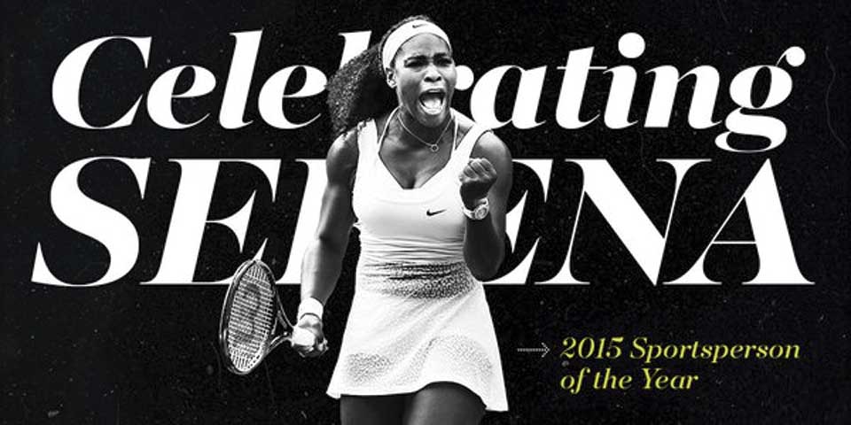 Sports Illustrated nombra Deportista del Año a Serena Williams