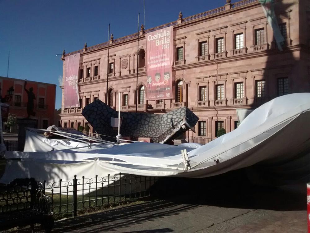 Ventarrones en Nuevo León y Coahuila provocan incendios y cortes de energía - vientos-en-saltillo
