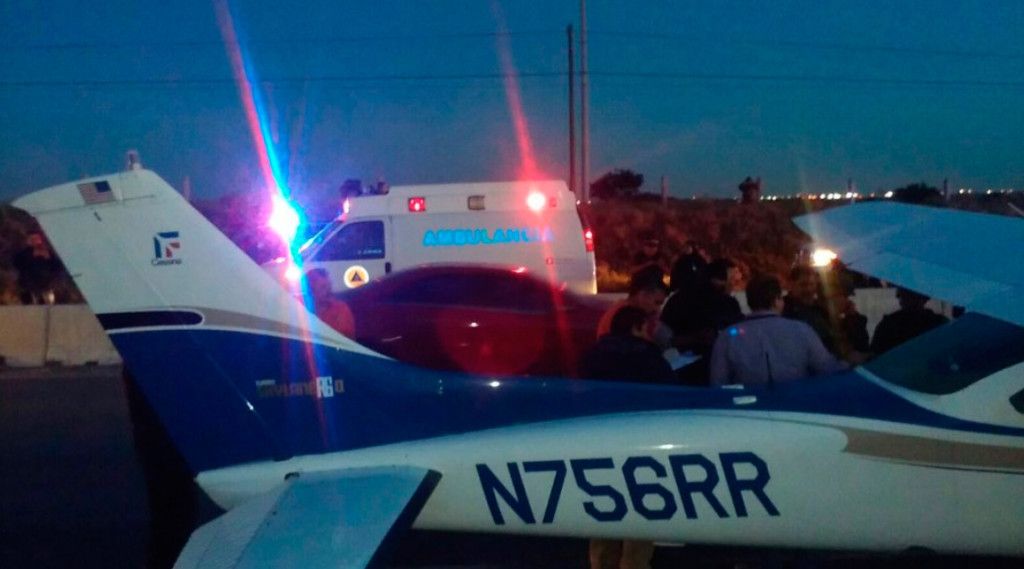 Avión pequeño aterriza de emergencia cerca de puente fronterizo en Tamaulipas - 638540_avioneta1-1024x569