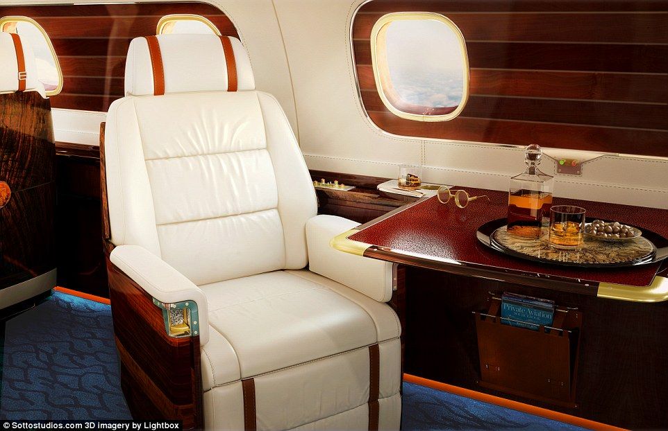 El yate de lujo hecho avión - Aeronave10