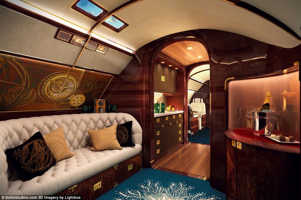 El yate de lujo hecho avión - Aeronave2