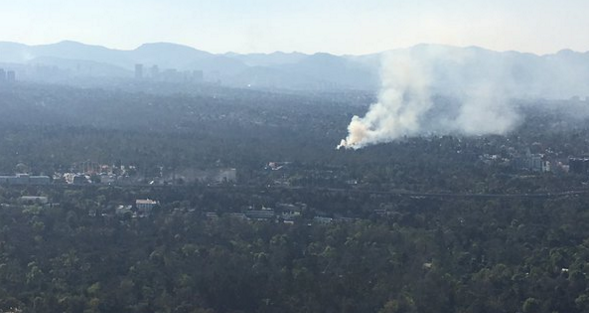 Incendio en Bosque de Chapultepec