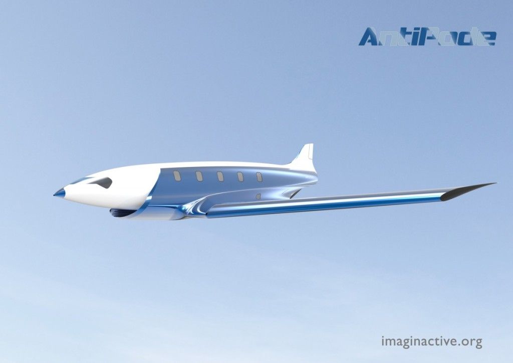 El avión que podría cruzar el Atlántico en 11 minutos - Charles-Bombardier-Antipode-1024x724