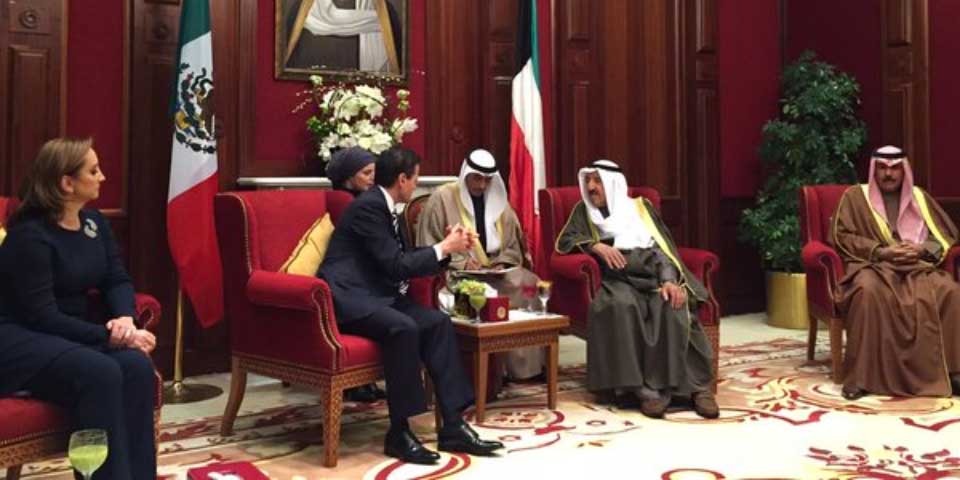 EPN anuncia inversión que cuadruplica comercio con Kuwait