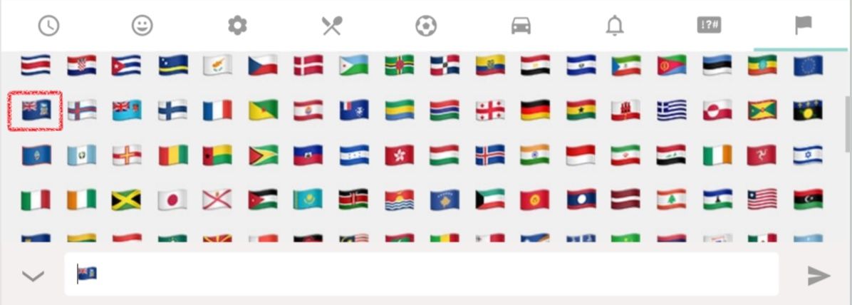 Nuevo emoji causa polémica en Argentina - Emoji-Islas-Malvinas