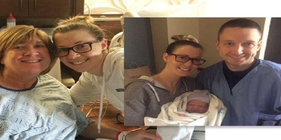 Abuela da a luz a su nieta