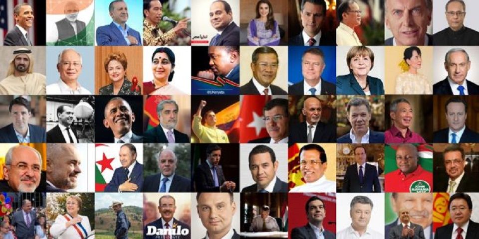 Los líderes con mayor presencia en Facebook